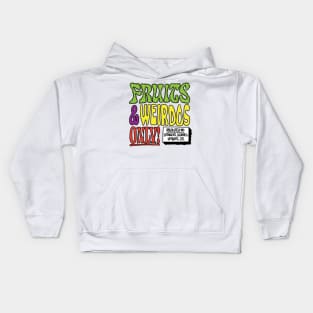 Fruits & Weirdos Only! Kids Hoodie